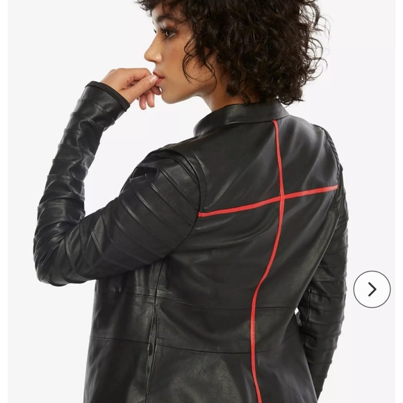 Star Wars: The Last Jedi Kylo Ren Lightsaber Moto Jacket - Picture 4 of 6